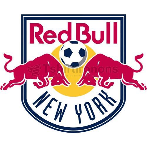 New York Red Bulls T-shirts Iron On Transfers N3391 - Click Image to Close